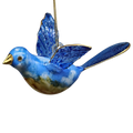 Blown Glass Bluebird - Azure Sky