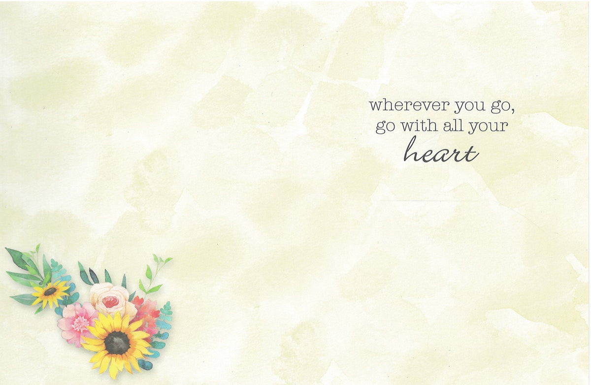 Life Is  A Journey  Encouragement Card