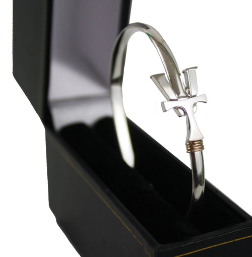Vermont   Hook Bracelet Silver - 4mm Band - 7 Inch