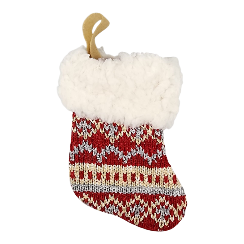 Charming 6 Inch Knit Stocking -
