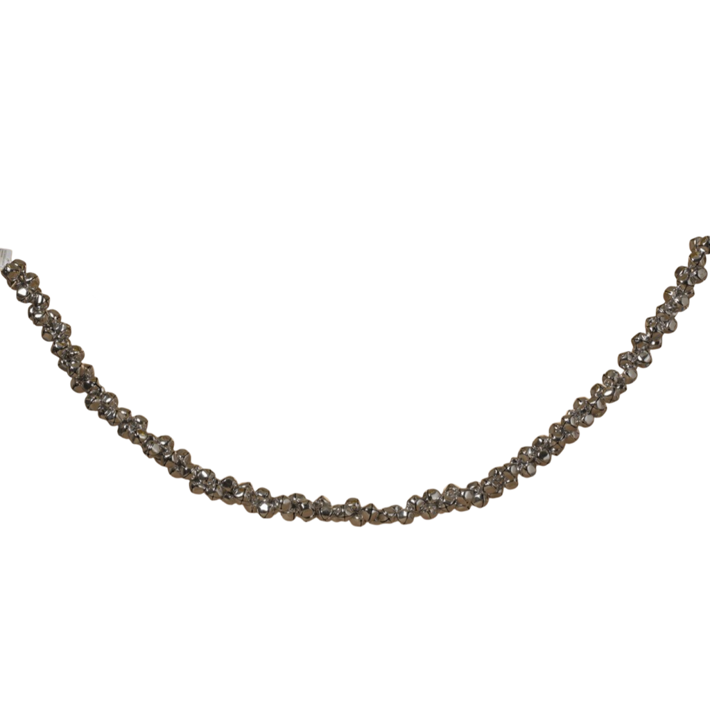 70 Inch Metal Jingle Bell Garland - Silver