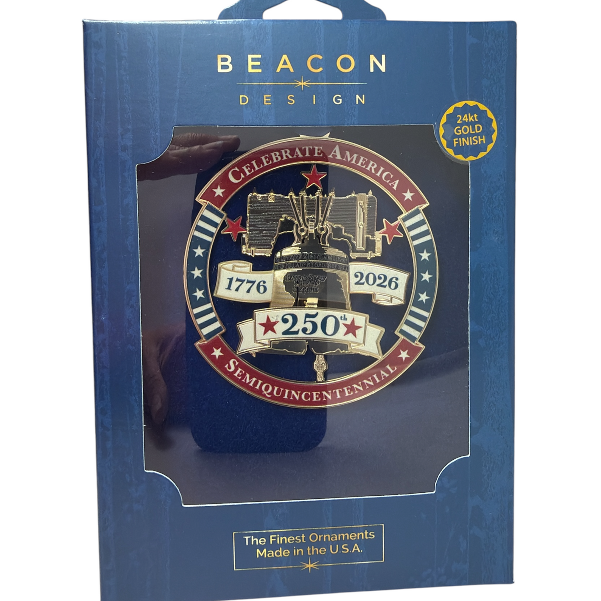 250 Years of Liberty Metal Ornament