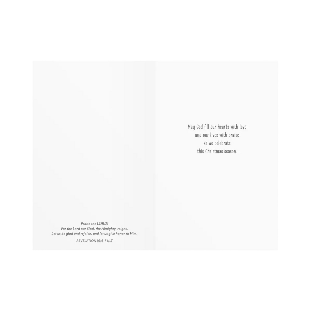 Let Us Be Glad and Rejoice - 18 Christmas Boxed Cards and Envelopes