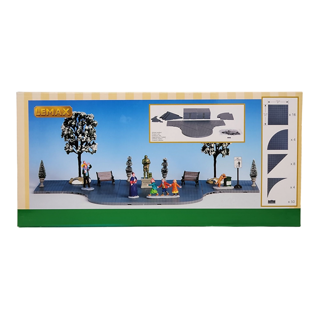 Complete Plaza Sidewalk - 32 Pieces