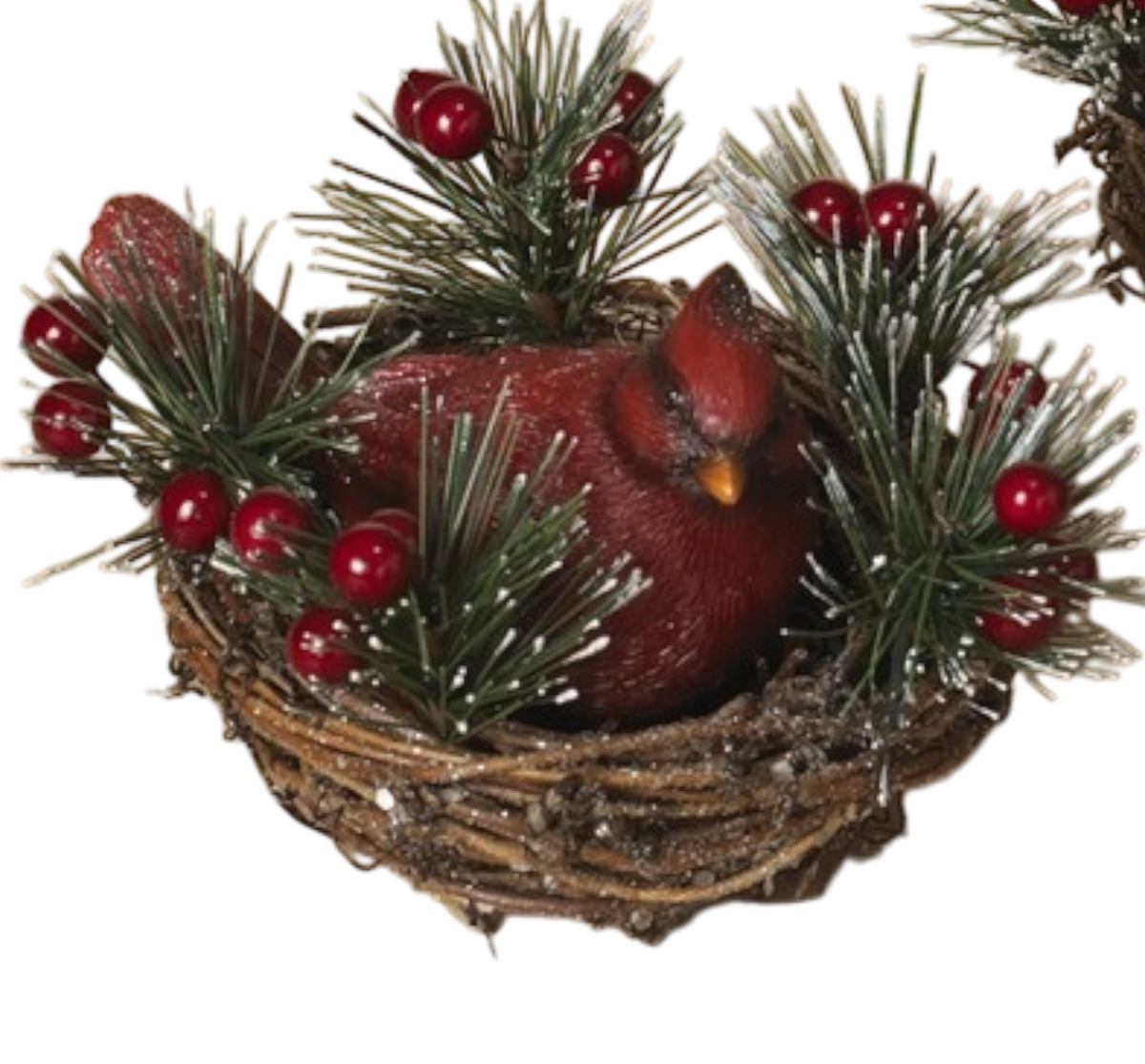 Cardinal Nest Decorative Accent