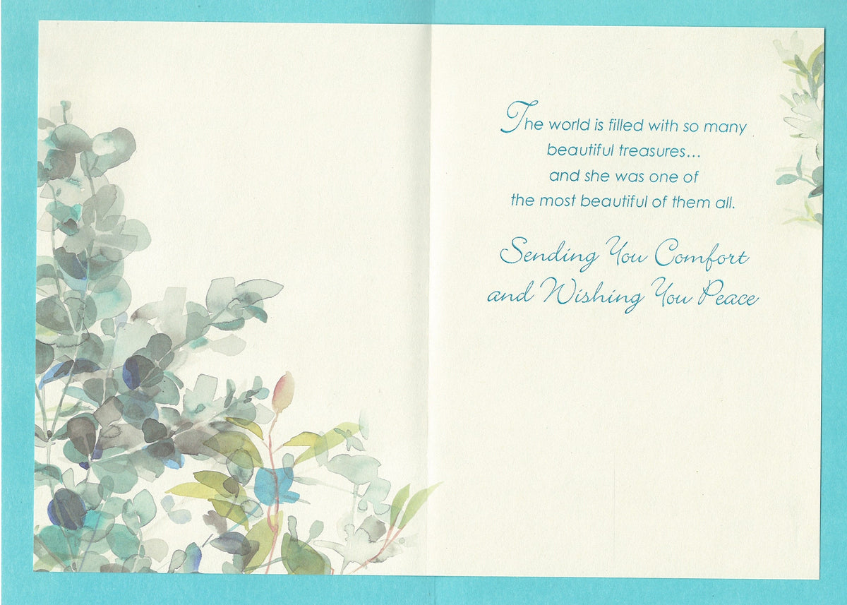 Loved and Remembered Sympathy  Card