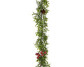 Glittered Berry and Pinecone Garland - 66 Inches