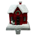 Holiday Cottage And Sheep Stocking Holder