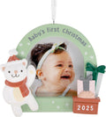 Baby's First Christmas 2025 Photo Frame Hallmark Christmas Ornament