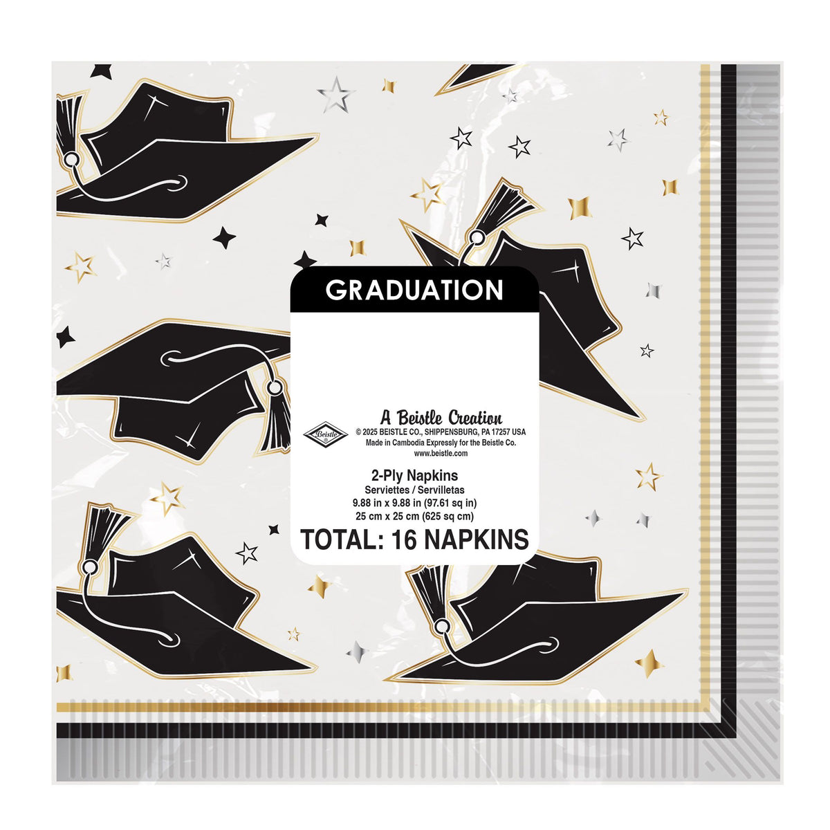 Graduation Beverage Napkins