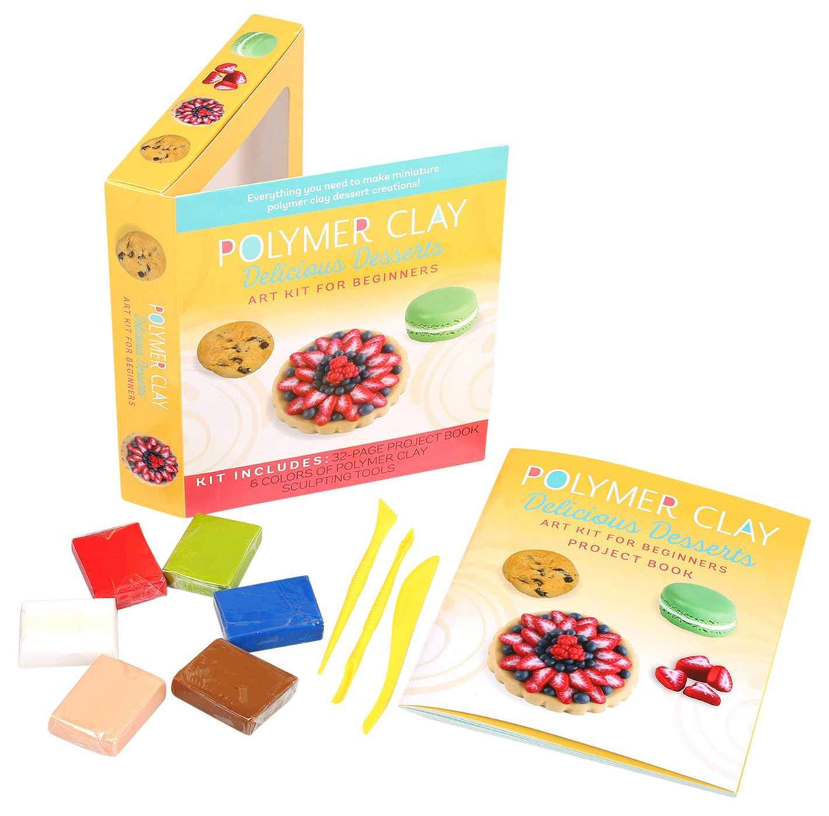 Polymer Clay: Delicious Desserts: Art Kit For Beginners