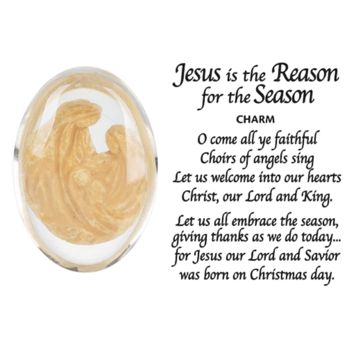 Jesus is The Reason for the Season - Pocket Charm