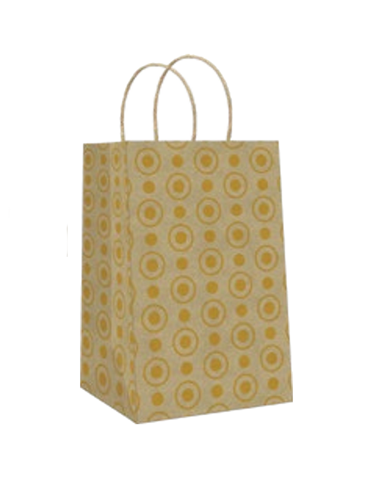 Foil Accented Kraft Treat Bag - 8 Pack -