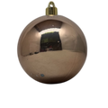 4" (100mm) Commercial Shatterproof Ball Ornament - Champagne - 4 Pack
