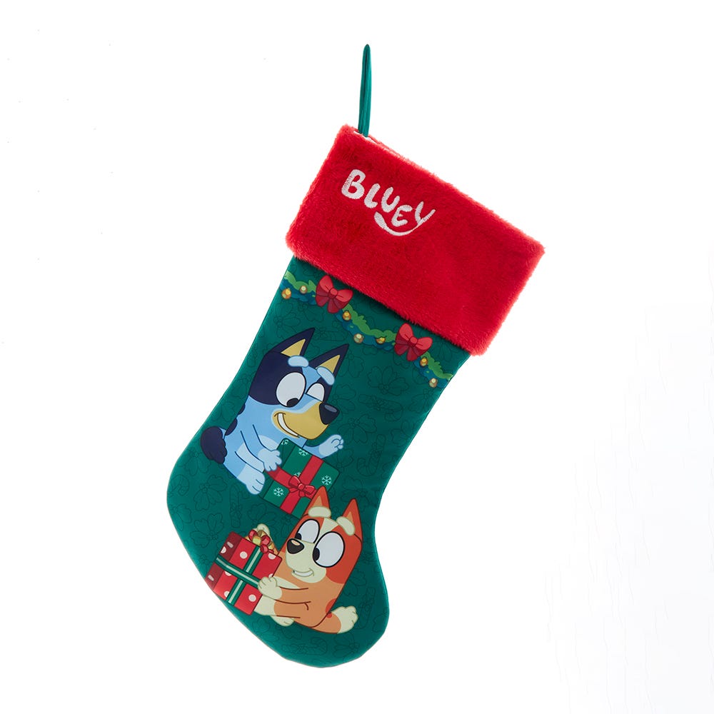 Bluey And Bingo Opening Presents Stocking