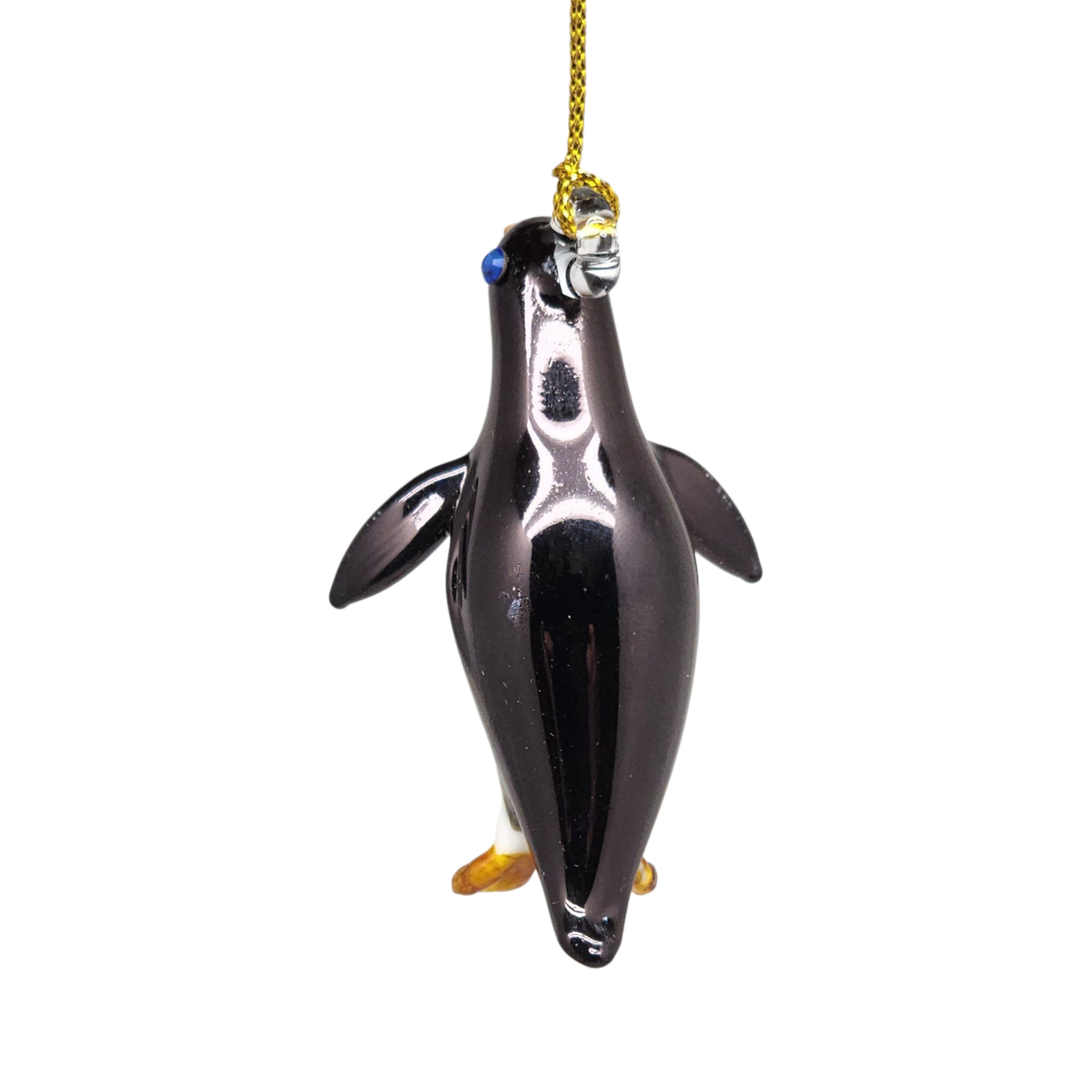 Egyptian Glass Penguin Ornament