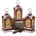 Illuminated Holiday Lantern Water Globe -