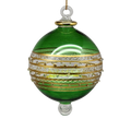 Ring Etched Stipple Ball - Green