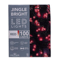 Jingle Bright 100 LED Light Set - Red