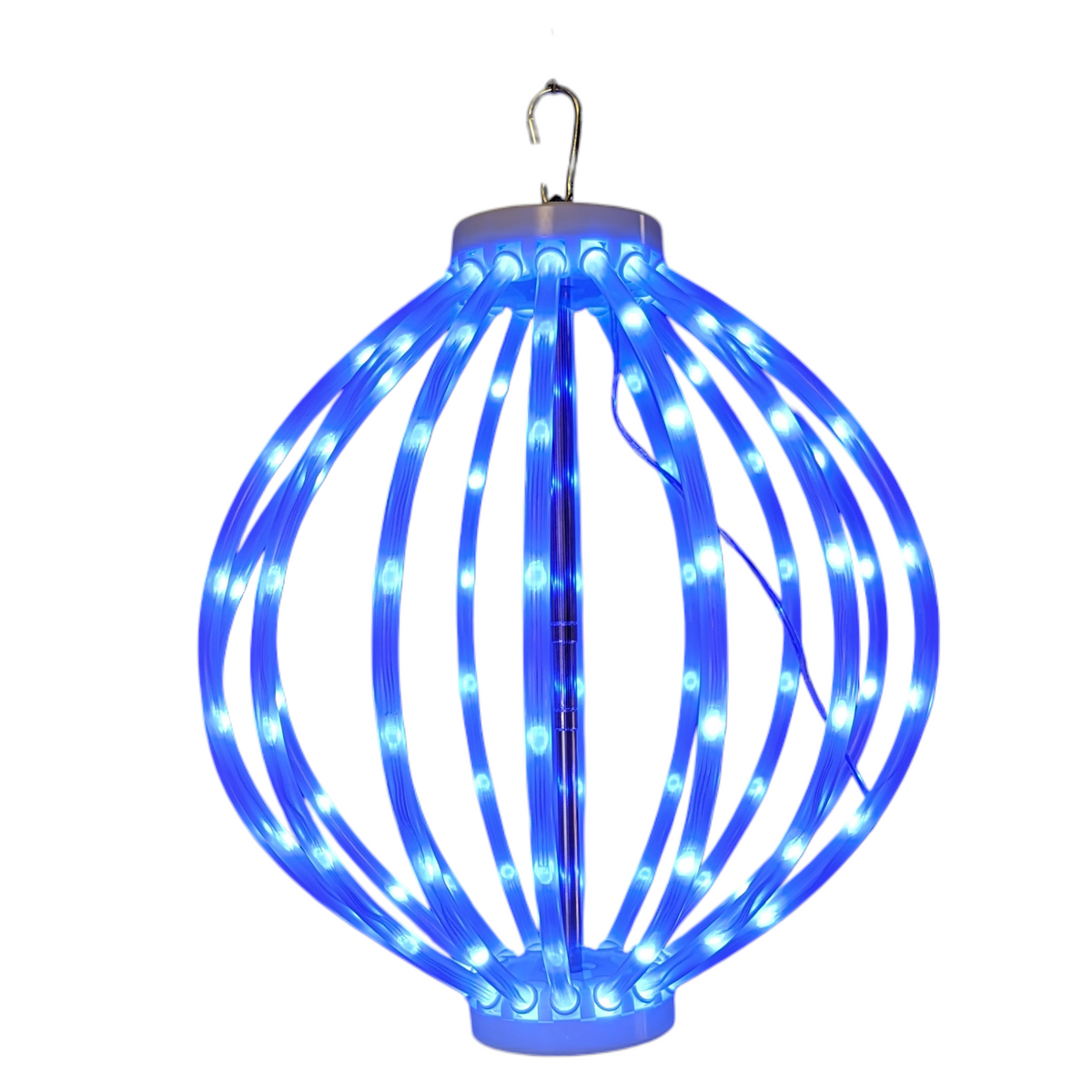 Illuminated PVC Tube Sphere - 12 inch
