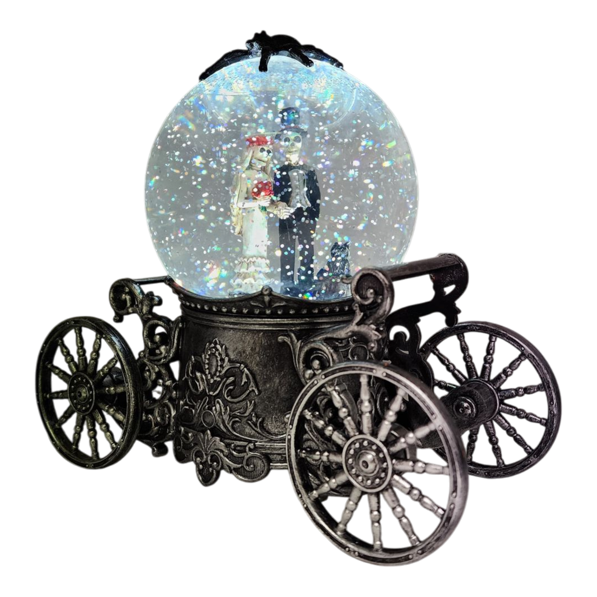 Spectral Love Carriage Lighted WaterGlobe