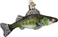 Walleye Fish Glass Ornament