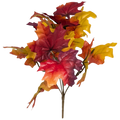 Autumn Maple Leaf Bush - 11 Inch