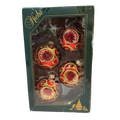 Krebs  Glass Ornament 4 pack - Red Reflective