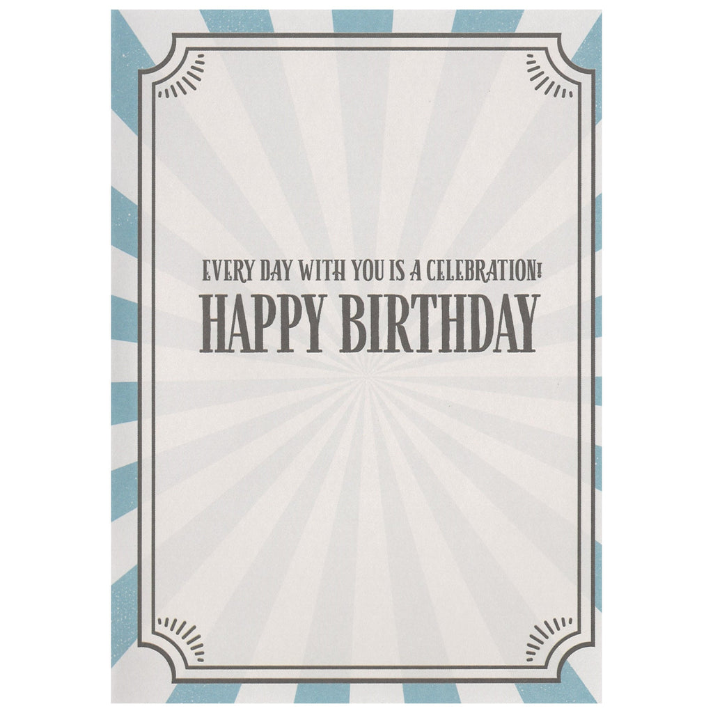 Buy the Ticket - Birthday Card