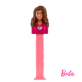 Pez Barbie Dispenser with 3 Candy rolls - Brown Hair Barbie