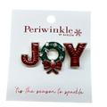 Joyful Wreath Crystal Pin