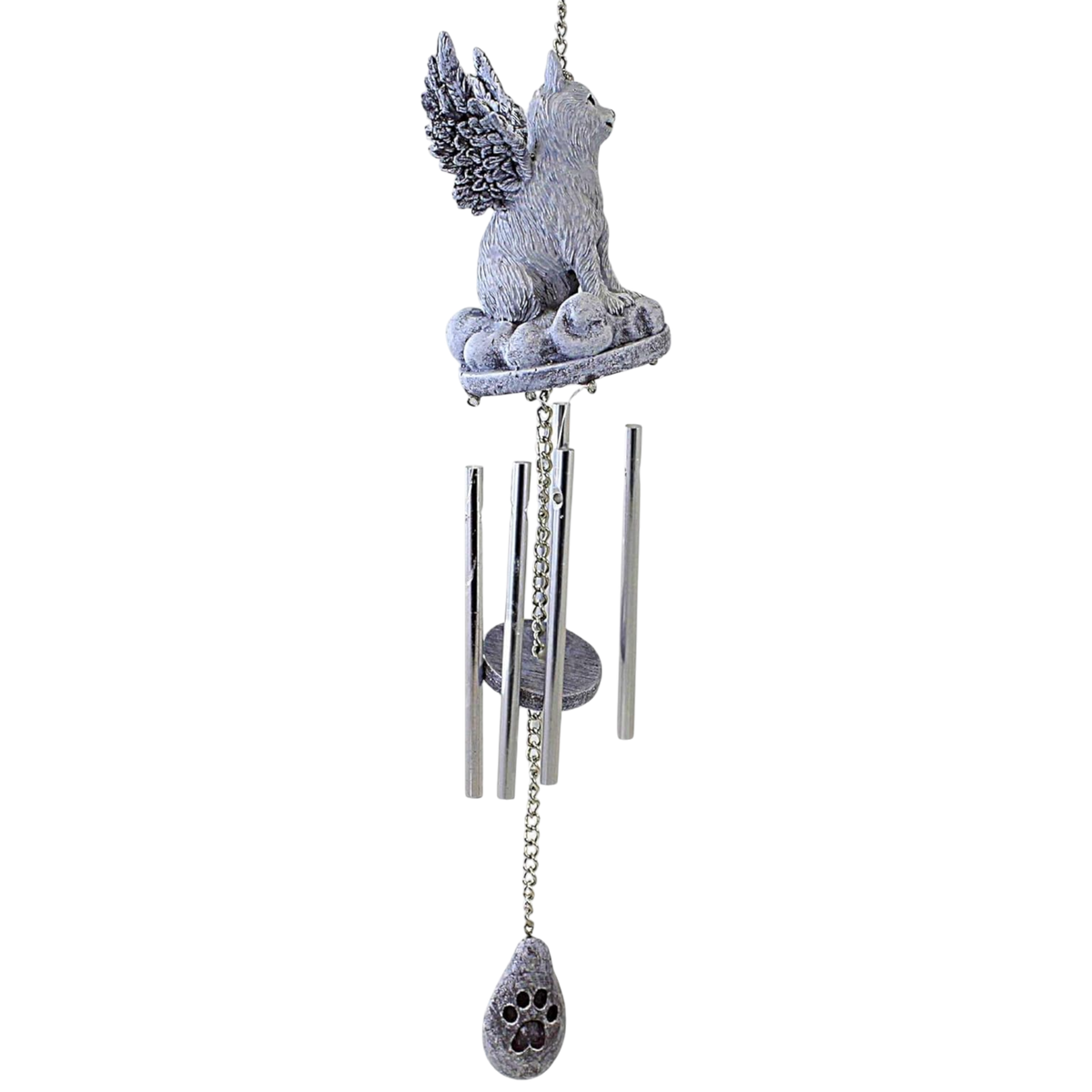 Angelic Cat Memorial Windchime – 17 Inch