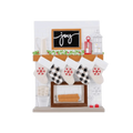 Fireplace Mantle Family of 5 Ornament