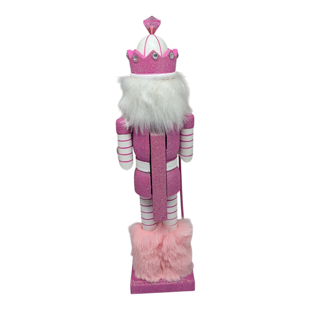 Pink Snowflake Nutcracker