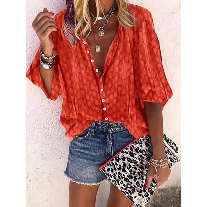 Women's Elegant Vintage Shirt Top