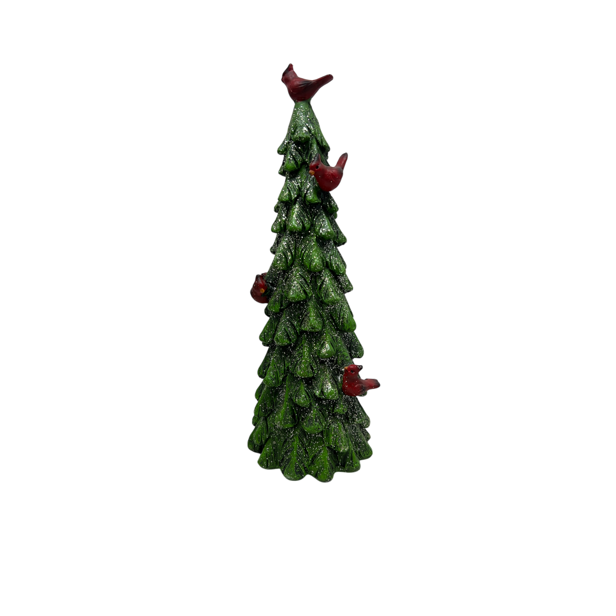 Glitter Cardinal Tree Medium