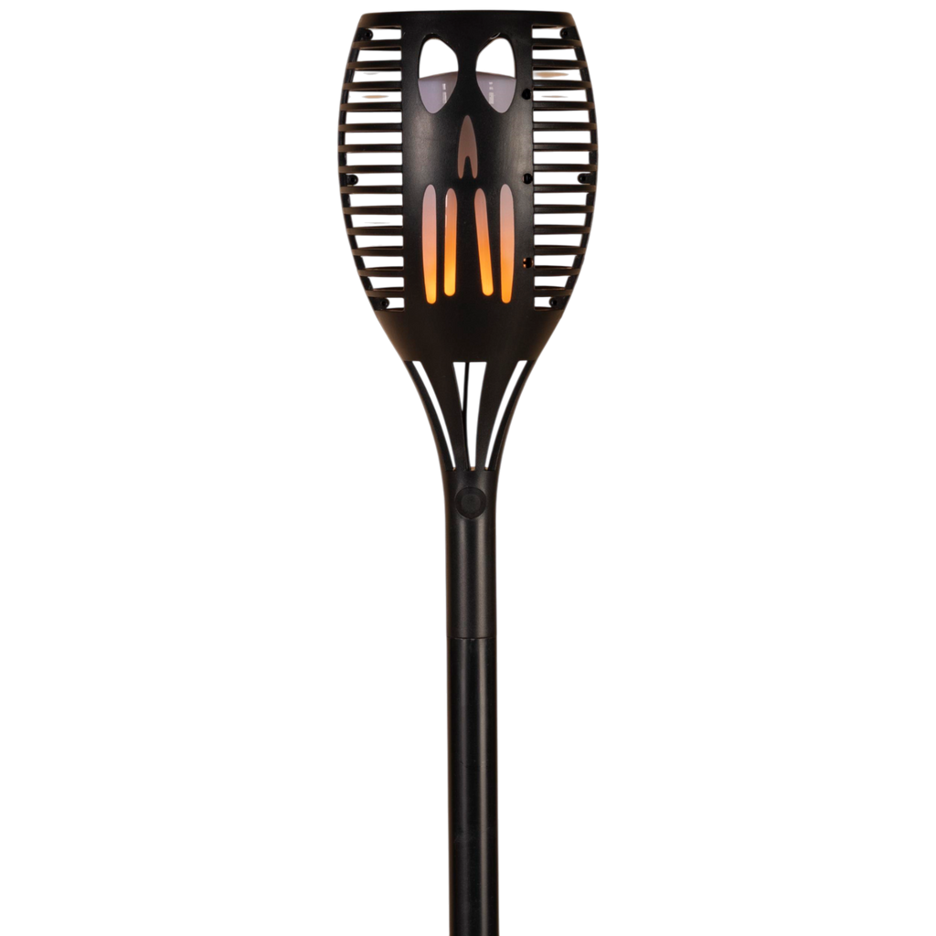LED Solar Scary Pumpkin Face Torch -