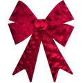 Elegant Luxury Deep Red Velour Bow