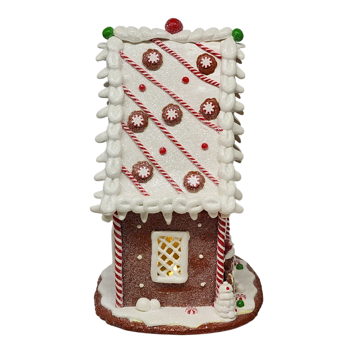 Whimsical Lighted Gingerbread Cottage