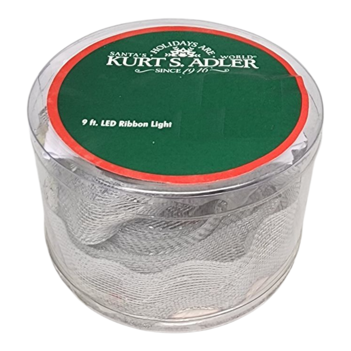 Multi-Color Iridescent LIghted 9 Foot Ribbon