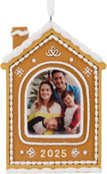 Gingerbread House 2025 Photo Frame Hallmark Ornament