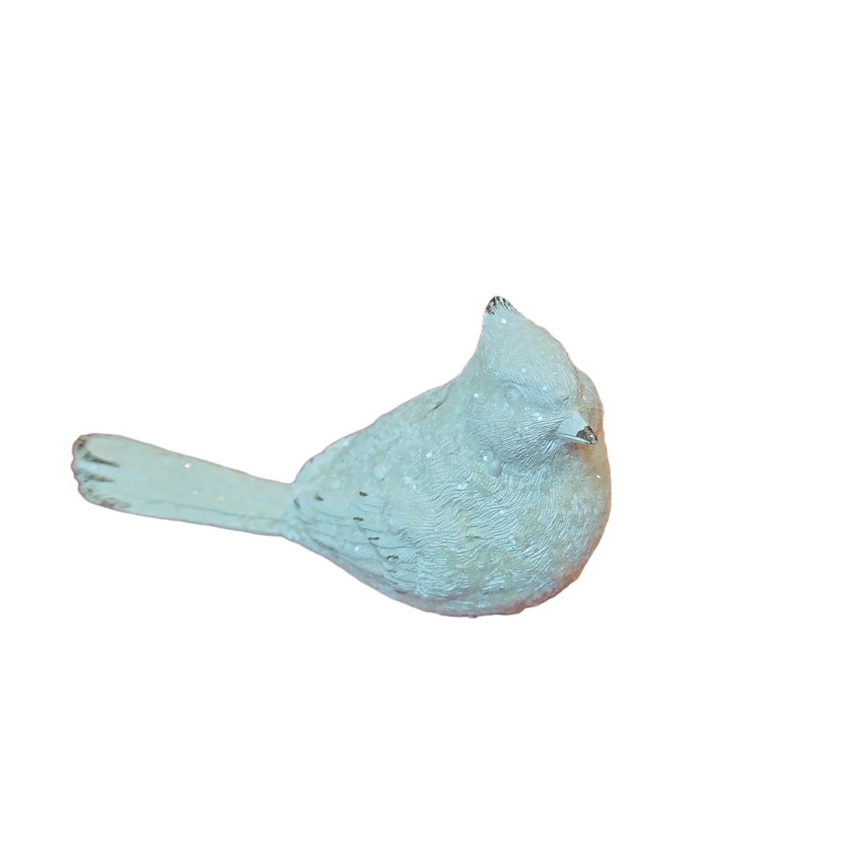 White Cardinal Figurine -