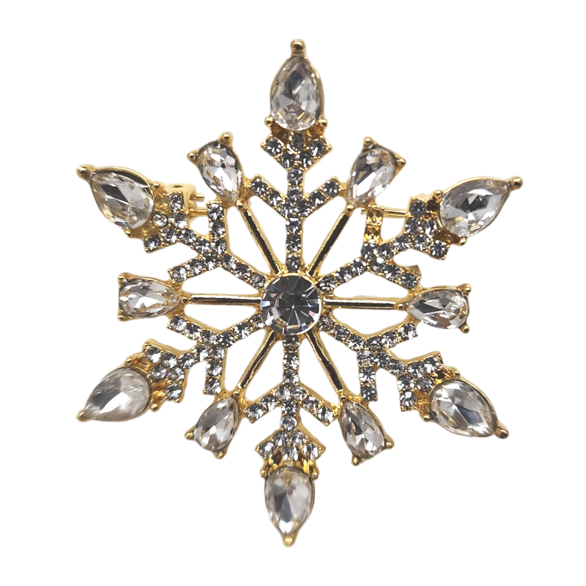 Enamel Finish Pin - Snowflake