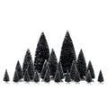 Assorted Pine Trees - 21 Piece Set