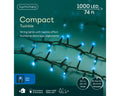 LED Rice Twinkle Stringlight - 1000 Lights - Blue - Green Wire