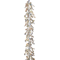 72-Inch (6-Foot) Holographic Holiday Garland with Jewels
