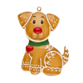 Gingerbread Dog Ornament