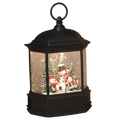Spinning Water Globe Lantern – 9 Inch - Snowman