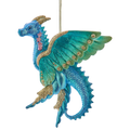 Iridescent Blue and Gold Dragon