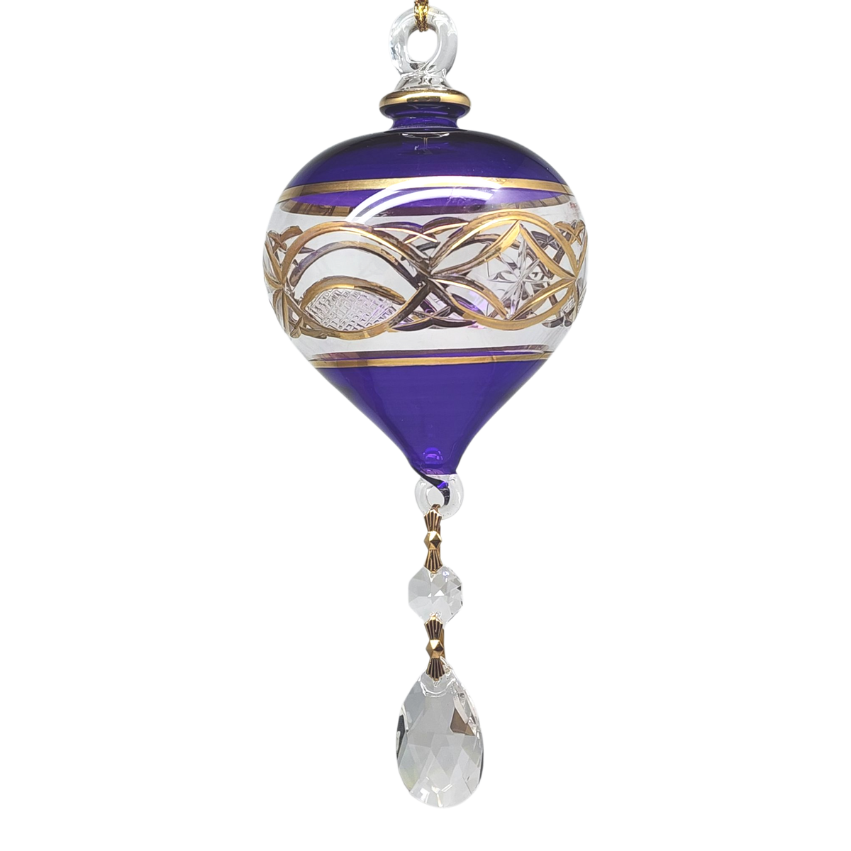 Royal Amethyst Teardrop Chandelier